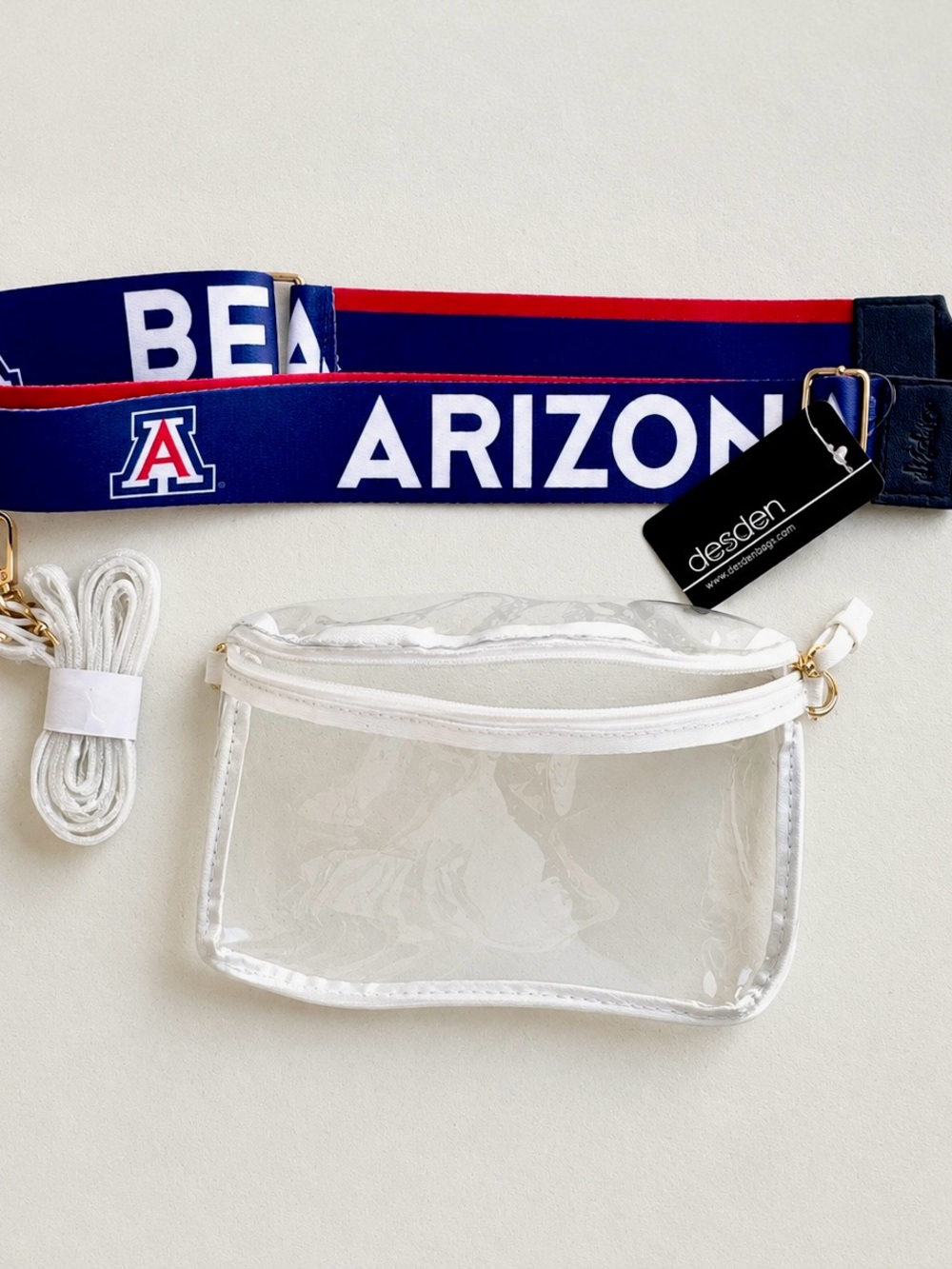 Desden University of Arizona Wildcats crossbody Clear Bag Game day purse NEW